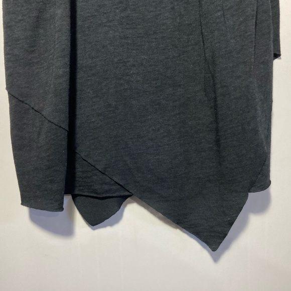 All Saints Daisy Vest Asymmetrical Tank Washed Black Size Small - Picture 5 of 13